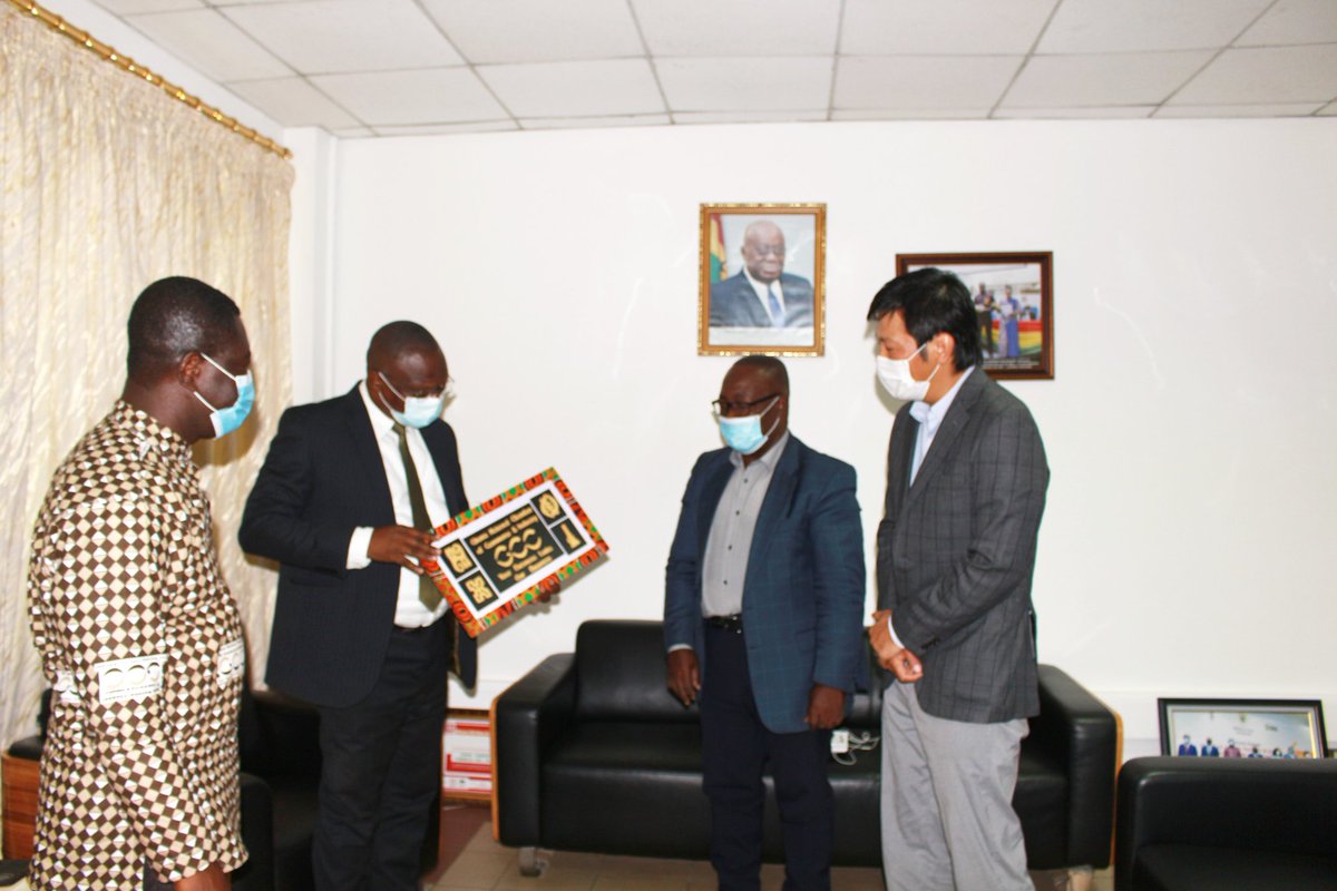 Gh_Chamber's tweet photo. Courtesy  visit to the Chamber by Mr. Hiroaki Sekine, Director  General  of Japan External  Trade Organization  (JETRO). https://t.co/ggdeKeFBvz