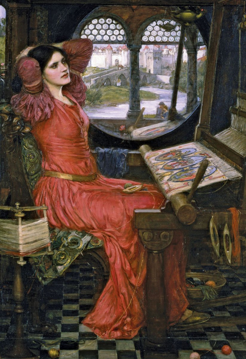 karolina - i am half-sick of shadows, said the lady of shalott (1915)
