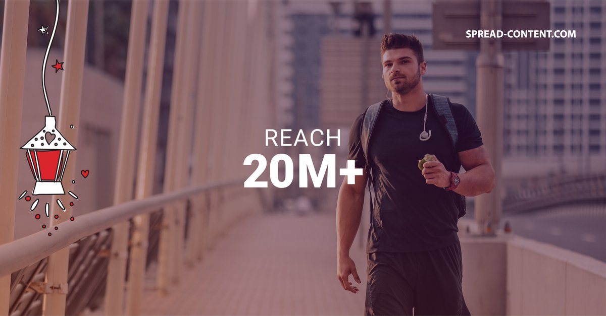 sprdcontent's tweet photo. A reach of 20M+ #fitness enthusiasts is waiting for you💥
During #Ramadan 2020, search for ‘exercise’ in #KSA , the #UAE  and #Egypt  grew by 115% compared to the previous year!
Sign up now (link in bio) to make sure your content reaches the most relevant audience 🙌🏼 https://t.co/cAtQU7JI2W