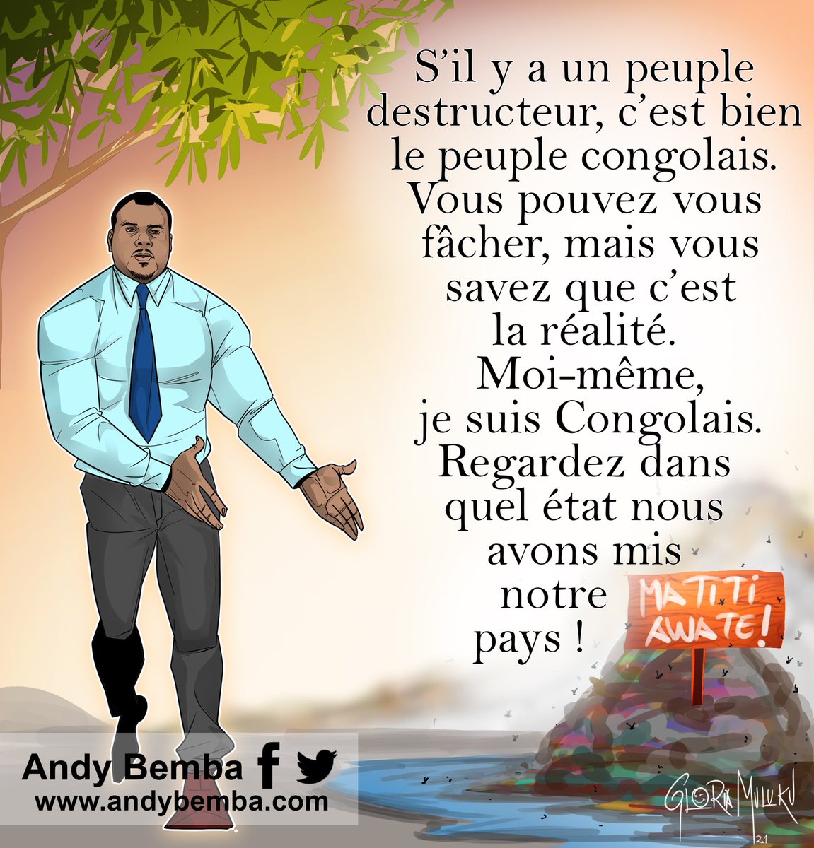 AndyBemba's tweet photo. Nous sommes un peuple destructeur.
Le Sage a parlé; changeons ! https://t.co/lDB33GRGzH