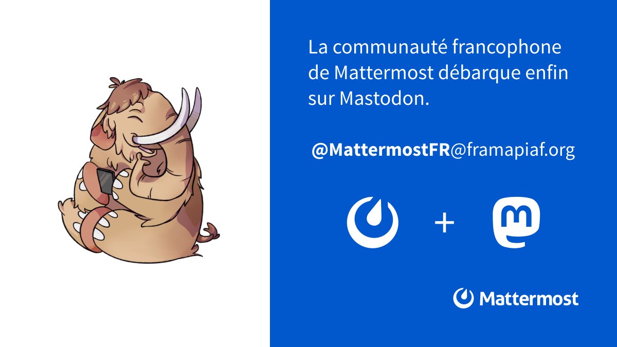 Mattermost sur Mastodon