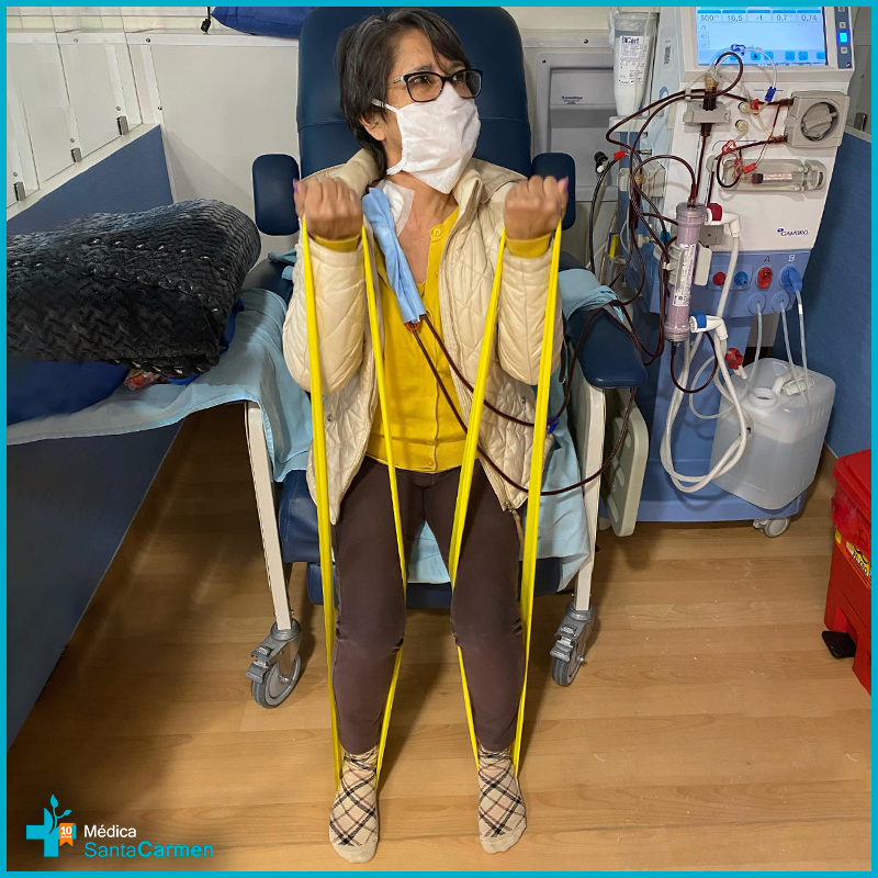 ¡Esto es bienestar de vida! el ejercicio intradialítico ayuda a mejorar la calidad de vida de nuestros pacientes y así tener una #MejorHemodiálisis