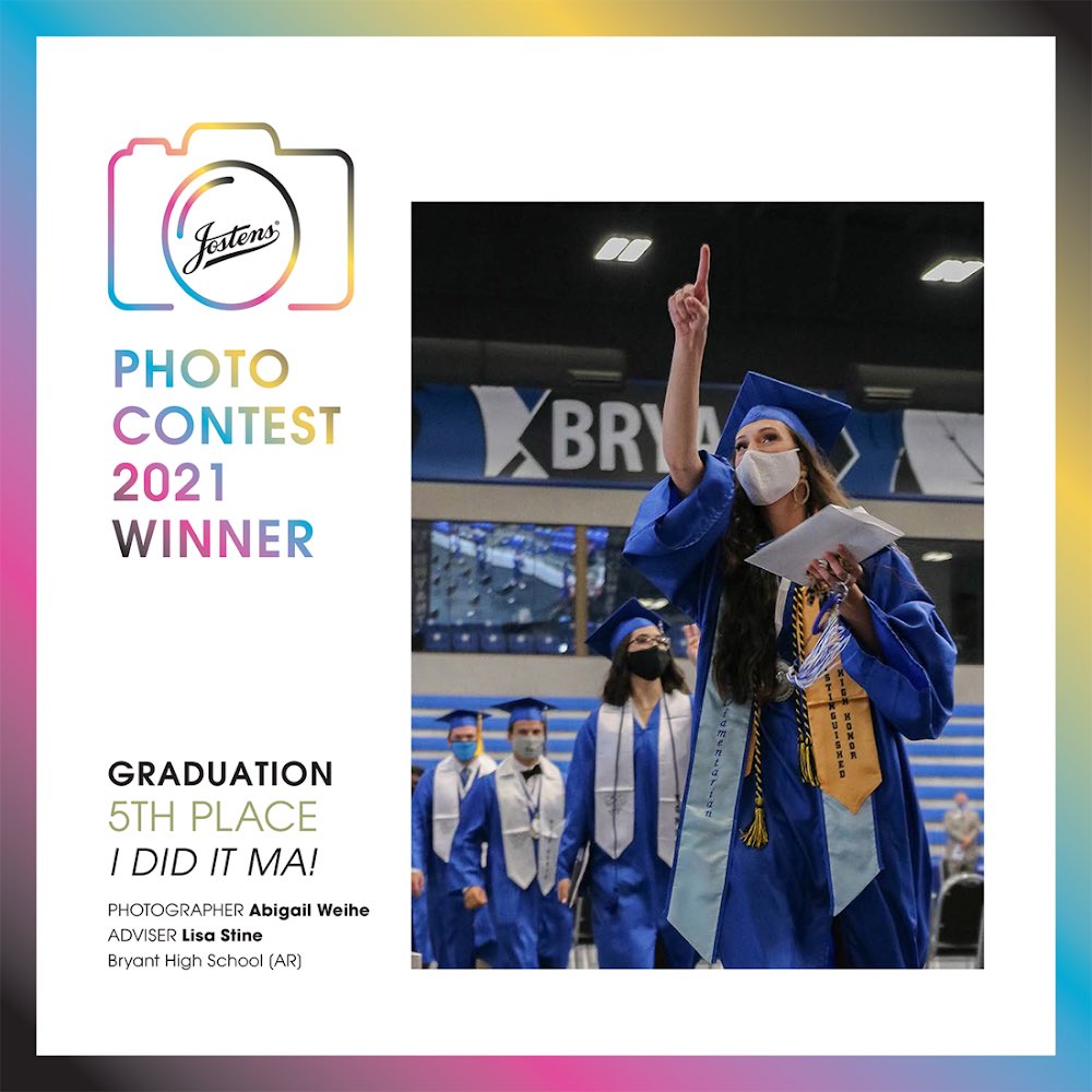 BHS_YB's tweet photo. Congrats to senior Hornet Yearbook photo editors Abigail Weihe and Jordan Heath for placing in the 2021 @JostensYearbook Photo Contest! https://t.co/bxApVSXt9G