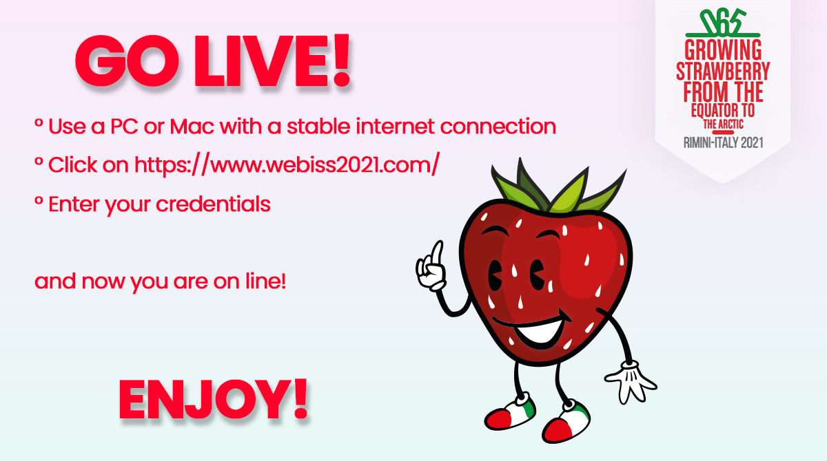 ISS2021VIRTUAL's tweet photo. 3 tips to prepare your virtual attendance at ISS2021 Symposium:
Use a PC or Mac with a stable internet connection
Click on https://t.co/7oFJFnDaCK
Enter your credentials and now you are on line! ENJOY!
Read more: https://t.co/DPCYIHwUtJ
#ISSVIRTUALEDITION
.
@_atanas_ @ishs_hort https://t.co/k3TeJClQnz