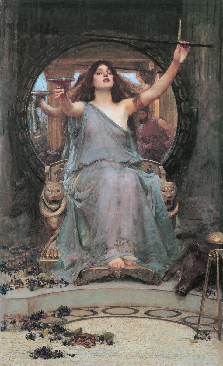 cyd peach - circe offering the cup to ulysses (1881)