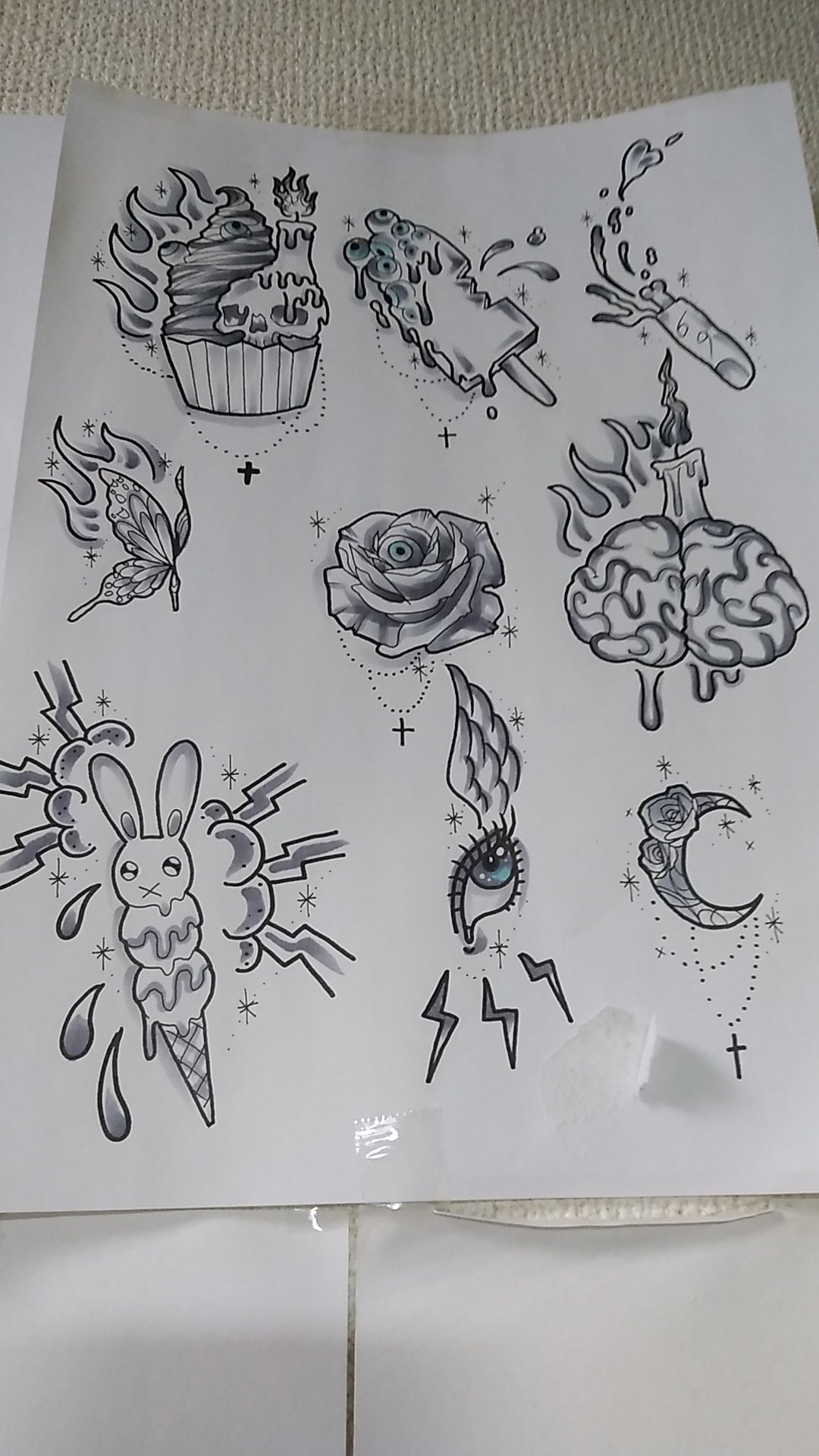 ラスト1冊❗️TATTOO フラッシュ 刺青 タトゥー 入墨 デザイン