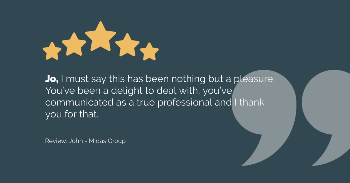 We are passionate at Sphere about improving the service we offer. Feedback is such an important tool in our development. This week we have created a feedback survey for our permanent role clients and this is a review, hot off the press for our Associate Director Jo. #reviews