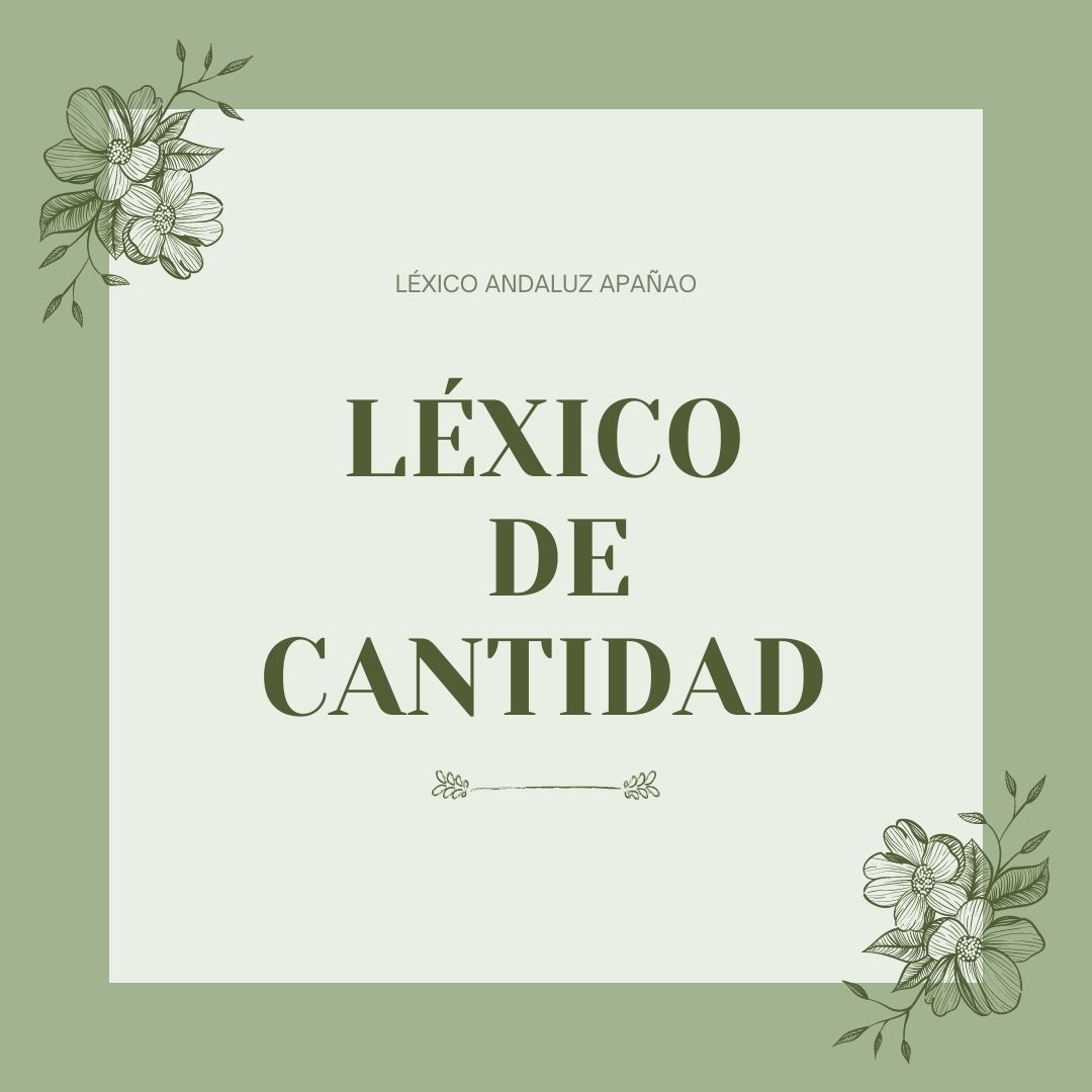 lexicoandalUS's tweet photo. ¡BUENAS TARDES!😜💚💚

Siempre dicen que "los andaluces somos muy exagerados", así que hoy presentamos el léxico más propio para expresar cantidades.

¿Conoces alguna más? ¡Cuéntanos! https://t.co/pgiAOWhEVr