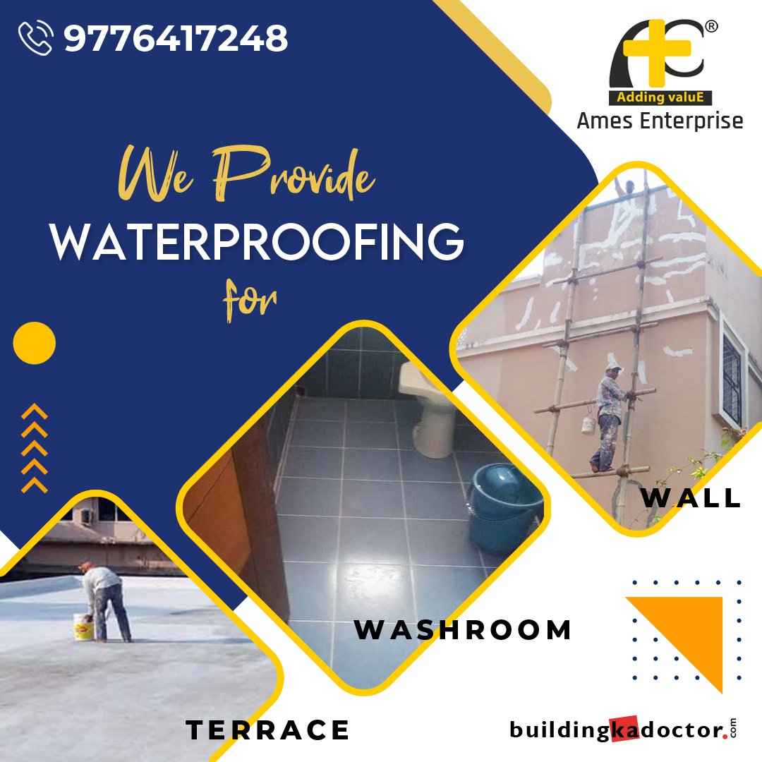 BuildingKDoctor's tweet image. Building Ka Doctor offers waterproofing solutions and waterproofing services to ensure that your home never has waterproofing issues again.

Call now at 𝟗𝟕𝟕𝟔𝟒𝟏𝟕𝟐𝟒𝟖.

#BuildingkaDoctor #waterproofingsolutions #longlastingsolutions #drfixitwaterproofing