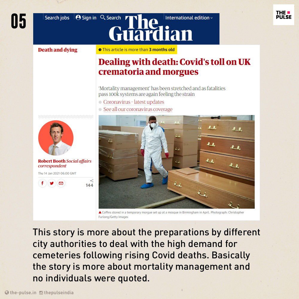  #Pulspective : media in UK was no different either and they too never tried to sensationalise deaths nor carried any visuals of grieving relatives on the front pages of  @guardian or  @TheEconomist or primetime on  @BBC!