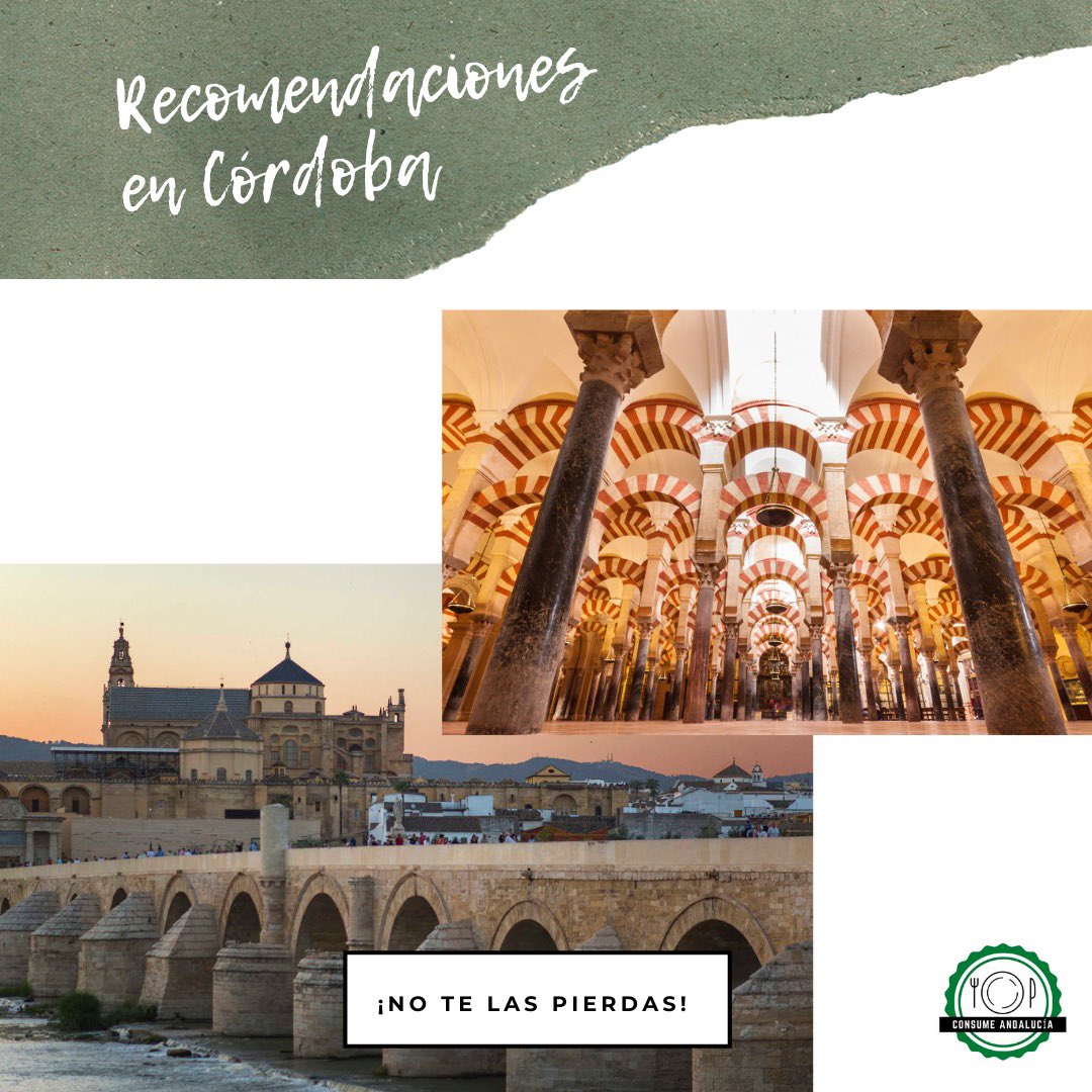 Ya tenéis en nuestro Instagram las recomendaciones de Córdoba 😊