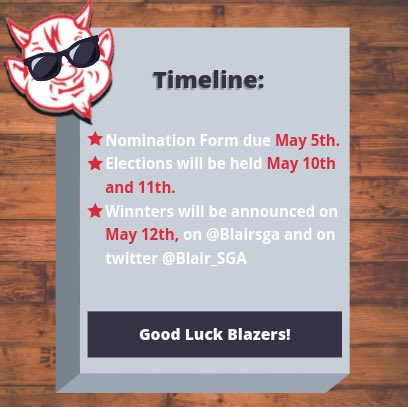 CLASS OFFICER APPLICATION ARE OUT NOW!!! The application will be due on May 5th. Make sure to log in with your school account to access the application.

docs.google.com/forms/d/e/1FAI…
