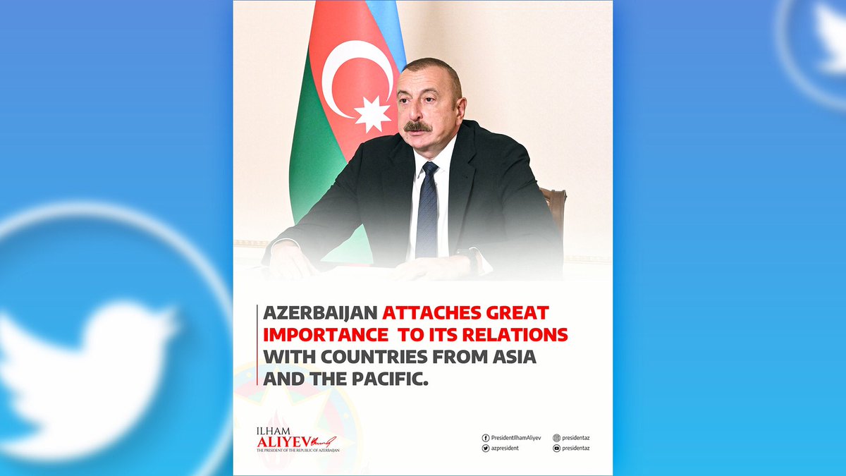Ilham Aliyev (@presidentaz) on Twitter photo 