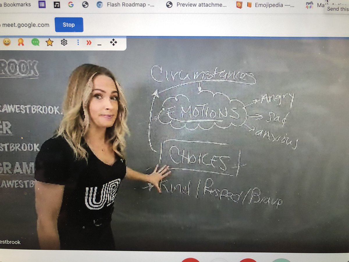 Great presentation today by <a href="/SaraWestbrook/">Sara Westbrook</a>! While we may not have control over our circumstances, we can acknowledge our emotions and make choices to be kind, respectful, and brave. Such a timely message, not just during the pandemic but for grade 7’s!! <a href="/NorthdaleCntrl/">Northdale Central PS</a>