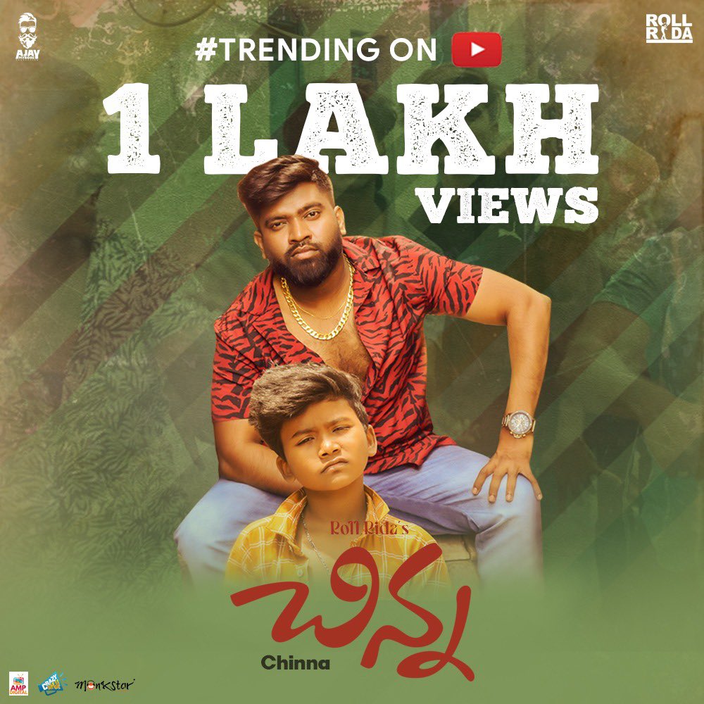 vikasbadisa's tweet photo. Yeahhhh!!!! #Chinna HIT’s 1lakh Views and its trending on Youtube .. Many thanks for the viewers ♥️🥰..
Tap the Link for Chinna Music Video👇
https://t.co/JQliUPFieB
@RollRida @AjayMysore_Offl #shaanwahab #chittimaster https://t.co/PbXZtRkEKd