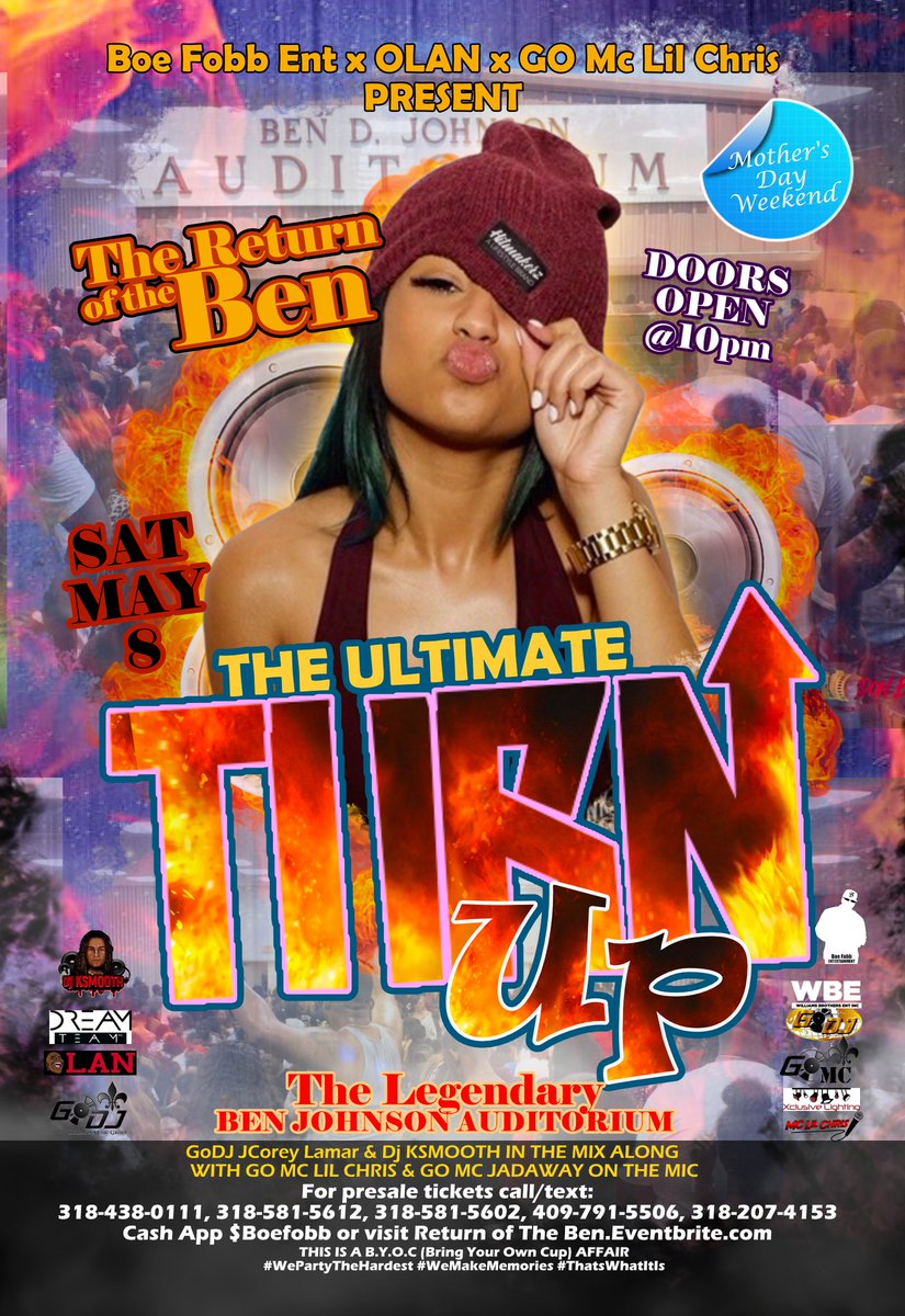 🚨🗣 IF YOU CAN WORK THEN YOU CAN TWERK! 🤣 #Nsula21 #Nsula22 #Nsula23 #Nsula24  Sat May 8th The LEGENDARY BEN JOHNSON RETURNS FOR THE ULTIMATE TURNUP! You've either witnessed it or heard the stories. Be apart of GREATNESS #WePartyTheHardest #WeMakeMemories #ThatsWhatItIs  ✊🏾