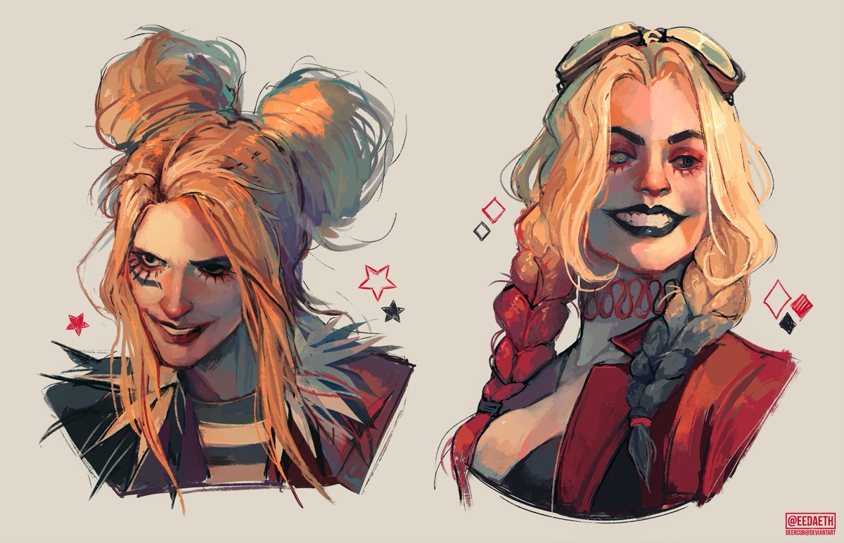 cl0wn_thing's tweet photo. I've been meaning to finish this lot but the workload is crippling rn ahaha🙃
#HarleyQuinn #dccomics #Batman #TheSuicideSquad #Gotham https://t.co/R1tKX9HQDO
