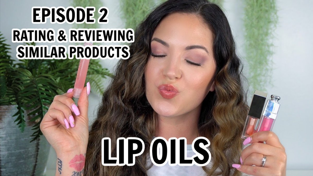 EPISODE 2: RATING &amp; REVIEWING SIMILAR PRODUCTS: LIP OILS || DIOR, JOUER ... youtu.be/VzZqDJN0aj4