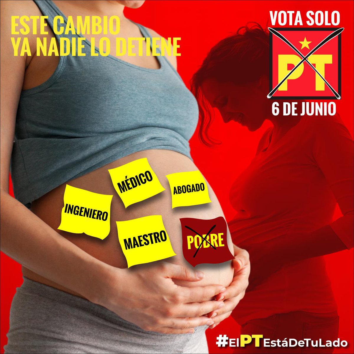 PT_Edomex_'s tweet photo. Para que tú y tu familia puedan escribir su propio futuro ¡VOTA #PT! #EsteCambioYaNadieLoDetiene #ElPTEstáDeTuLado #UnaMejorHistoriaEsPosible https://t.co/AuqQ9kilkY