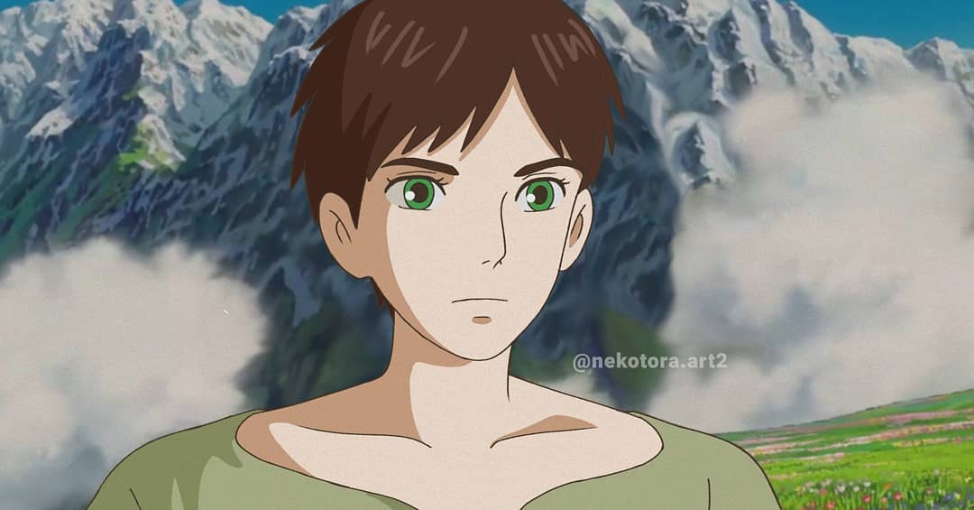 Torapea_'s tweet photo. #ErenJaeger and #MikasaAckerman x #HowlsMovingCastle https://t.co/hbxKt7MwZt