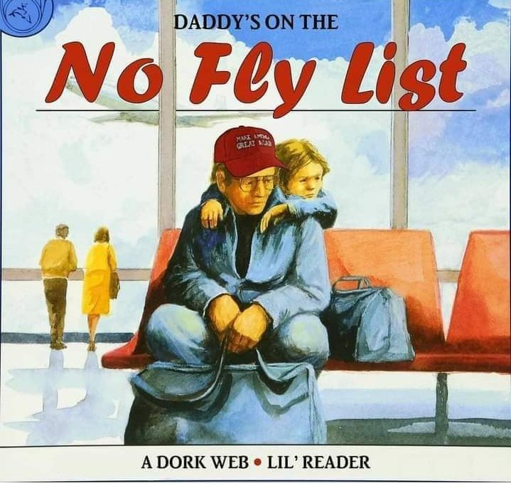 Darth_Pingu's tweet photo. #BizarreReasonsToCry you took part in an insurrection and now you're on the "No Fly List" https://t.co/OMlwO16vpc