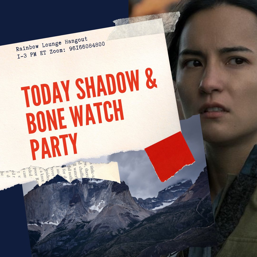 Loved the YA Series? Come watch Shadow &amp; Bone with us about sinister forces plotting against a young soldier after she reveals a magical power that may unite her world.
Time: TODAY April 26 1-3PM EST
Zoom: mit.zoom.us/j/96166084800