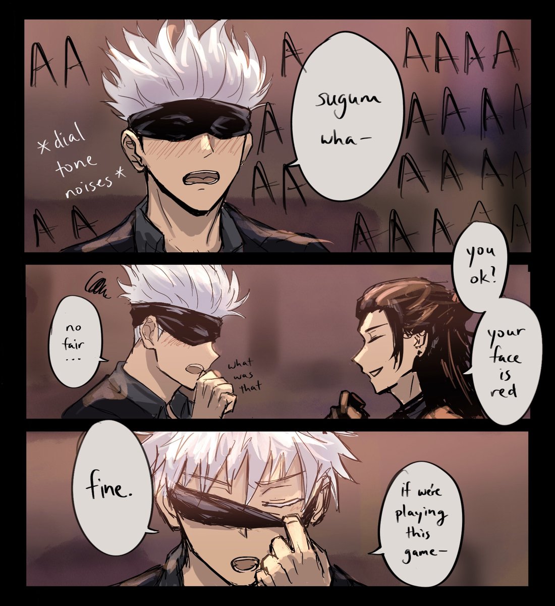 stsg trying to seduce each other 🔥 [1/2]
#satosugu #夏五 #jujutsukaisen 