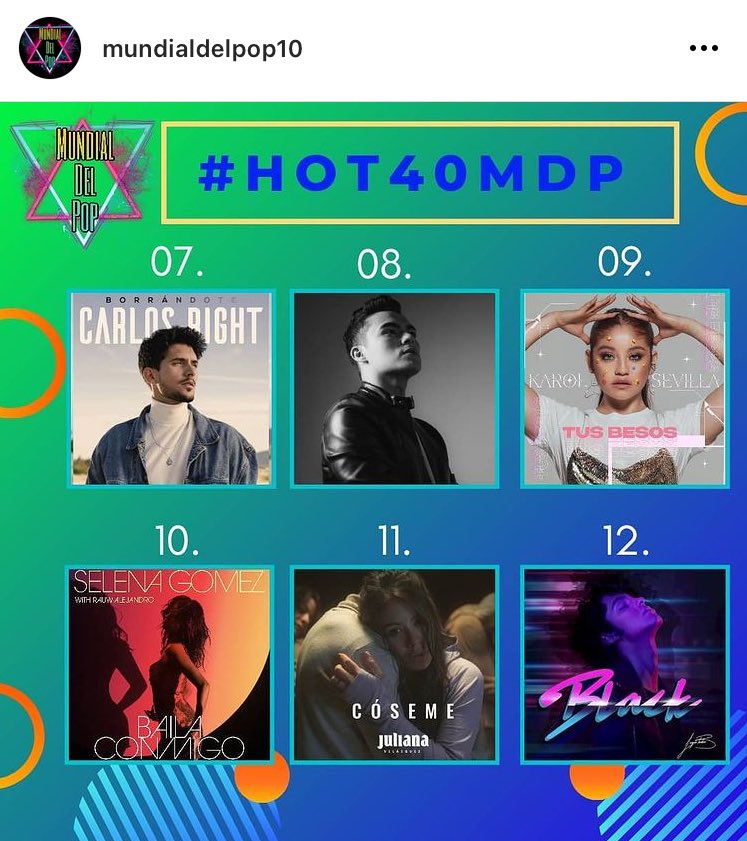 FU777URA's tweet photo. #TuBesos se ubica en el puesto 9 del Ranking semanal de Mundial del Pop. https://t.co/2YdsFGE24p