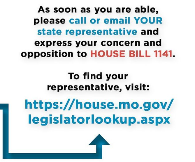 CARE1STL's tweet photo. Contact your state representative asap, and express your concern and opposition to HB 1141. This bill includes prohibitions against anti-racist curricula in public schools. https://t.co/2DgUzJ7RJC

#care1stl #stlouis #racialequity @westoriesstl @StlChange @PROMOMissouri https://t.co/SFJy5ePkSu