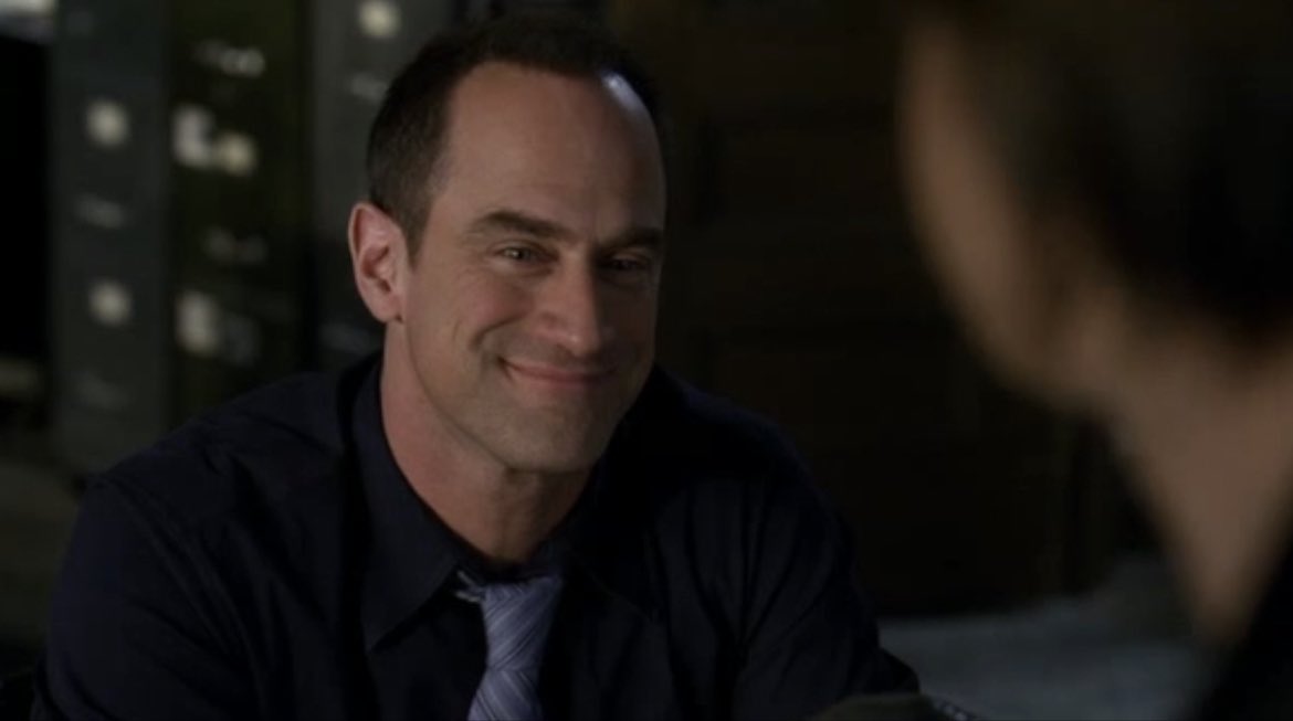 560. 105. no thoughts just elliot stabler looking at olivia benson like she...