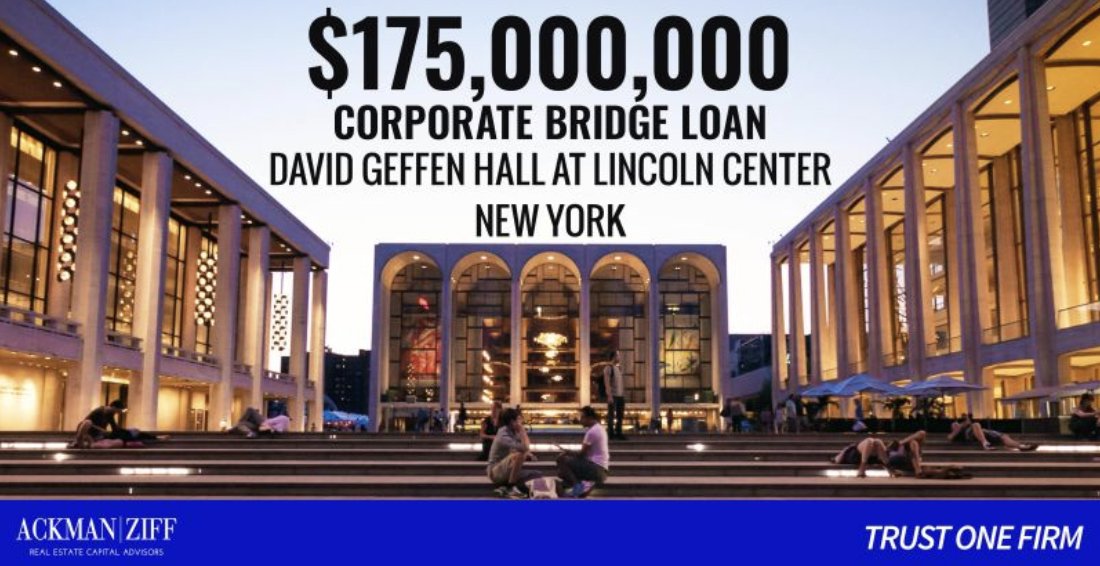 OnSiteIQ Project Spotlight: Lincoln Center for the Performing Arts continues its philanthropic endeavors in giving back as a trusted advisor, securing a $175 million, non-recourse, corporate bridge facility for the planned $500 million+ redevelopment of Lincoln Center!