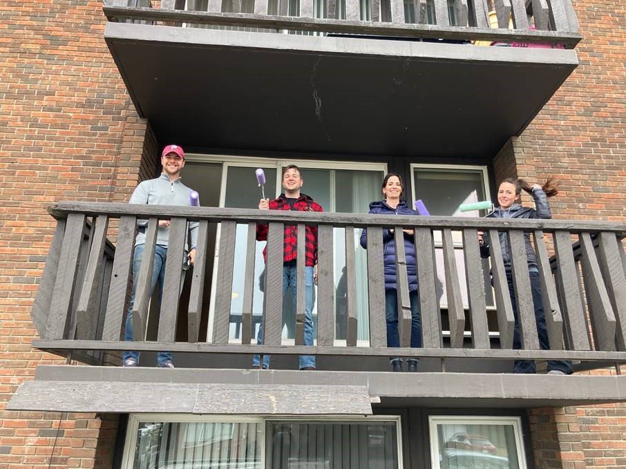 Way to go team! Chelsey, Alex and Karee spent their Friday painting a house for The Alex Community Health Centre to help out with their housing first program that provides homes to people who suffer from chronic homelessness. #comittedtopeople #benefitsconsulting