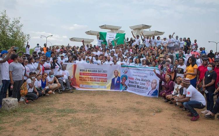 SamEmpowerment's tweet photo. In commemoration of World Malaria Day, SEF participated in Malaria Awareness Walk organized by Prince Ned Nwoko  Foundation.

Together we can achieve a zero malaria society.

#drawthelineagainstmalaria
#standuptakeaction 
#zeromalaria https://t.co/HKf8F3Lv4r