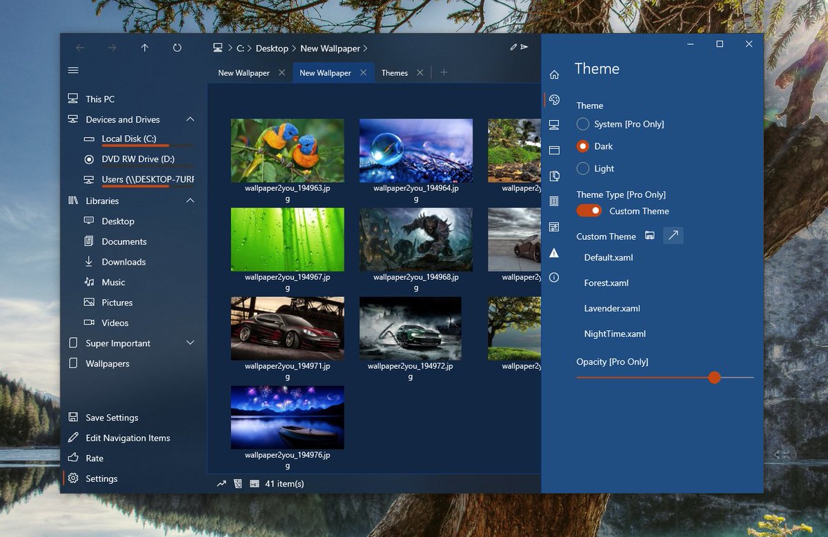 AppsJpt's tweet image. An updated version of Shrestha Files (0.44.x) is available now. Now you can use custom themes in addition to standard color themes included in the app. #winui #filesforwindows #filemanager #windows #windows10 #uwp