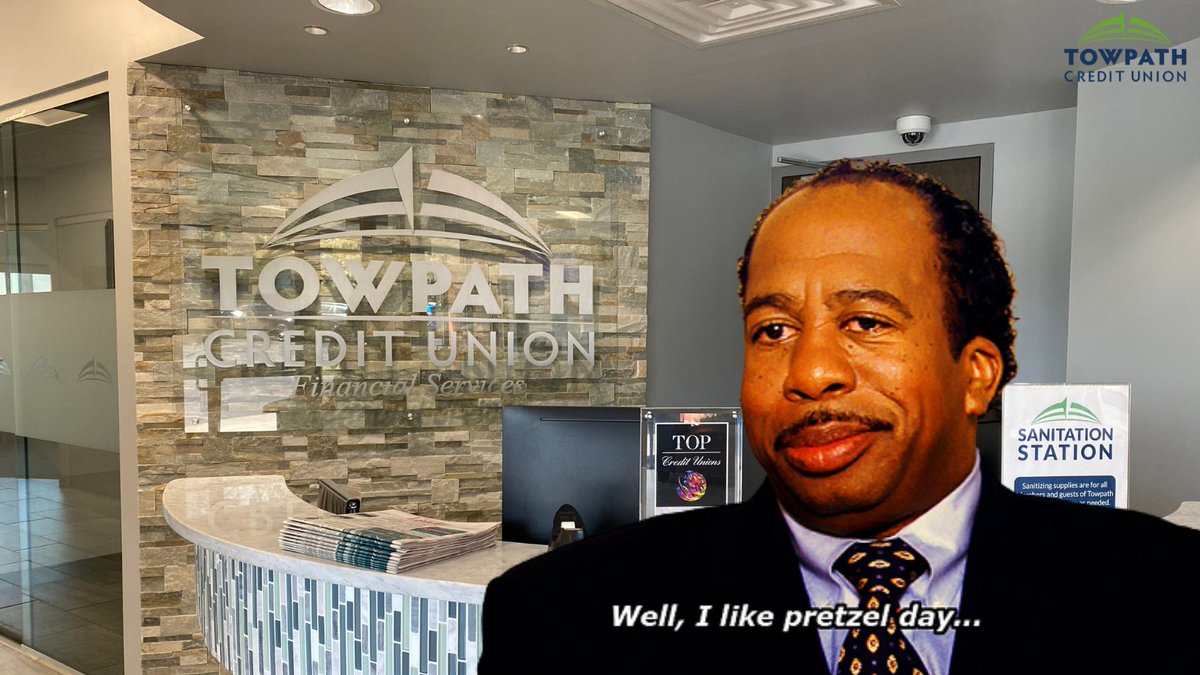 Channeling our inner Stanley on #NationalPretzelDay 🥨 #WeAreTowpathCU