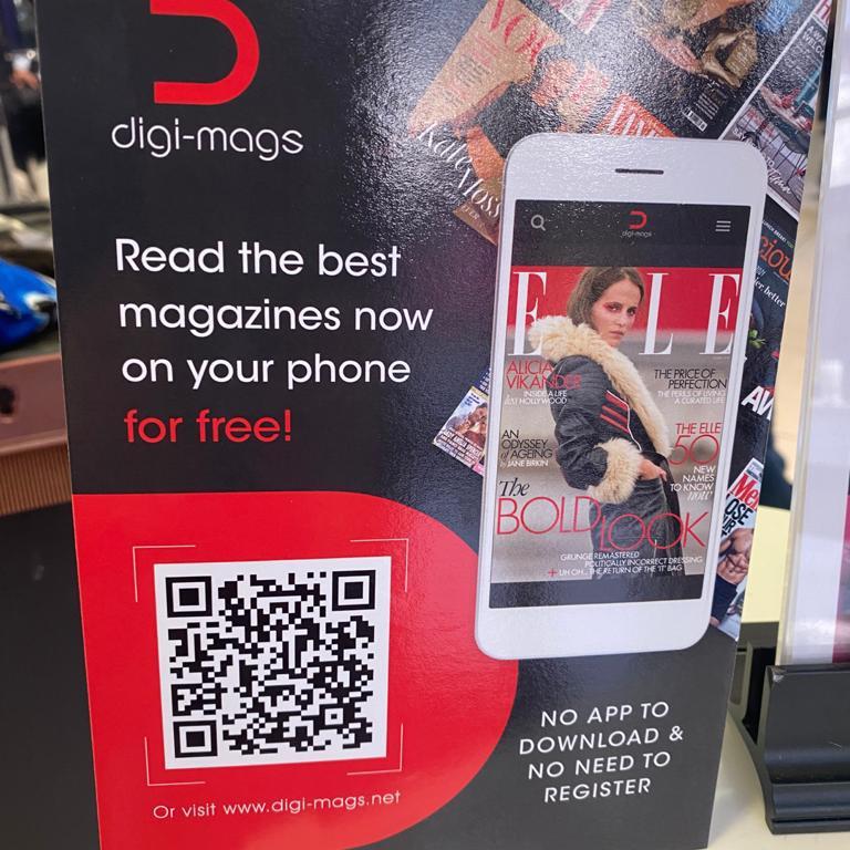 corahairbeauty's tweet photo. ✨ The Glossies are Back!
Enjoy your favourite magazines again at @corahairbeauty in digital form. Simply scan the QR code at reception when you arrive for your appointment. 
 #digimags #bestcustomerexperience #greatwesternarcadebirmingham #shoppinginbirmingham https://t.co/9o7ZzopxzU