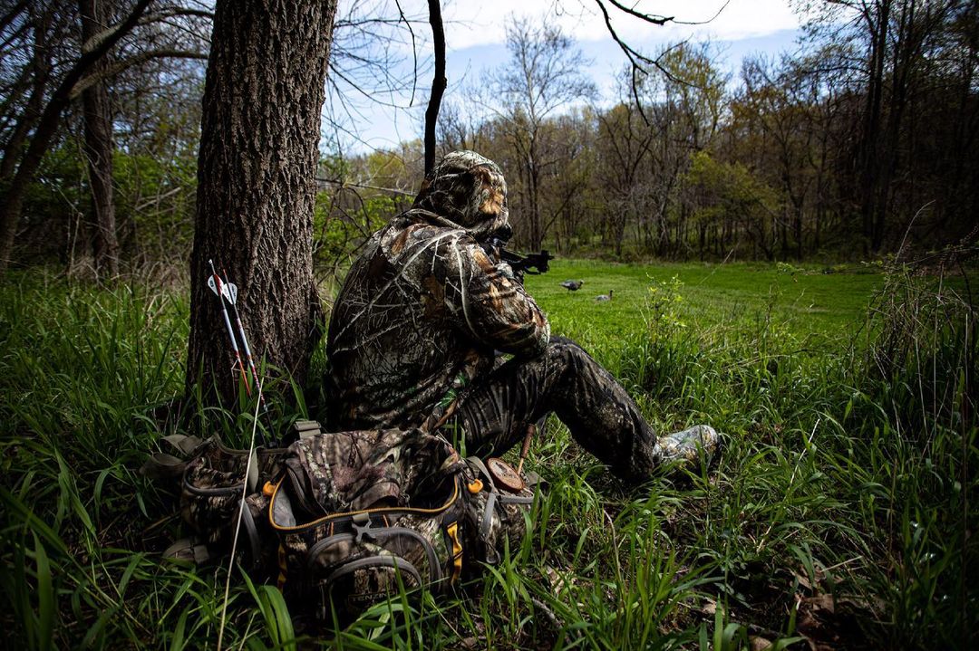 As the fine folks at @mlbhunter put it recently, there is just something special about sitting on the ground, leaning up against a tree and waiting for that moment to shoot a turkey. Wouldn't you all agree? • #GoFurther #HuntLonger