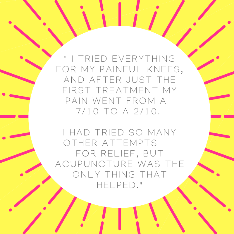 AcuCoopBoise's tweet photo. More words from our wonderful patients.

"I tried everything for my painful knees, &amp; after just the first treatment my #pain went from a 7/10 to a 2/10. I had tried so many other attempts for #relief, but #acupuncture was the only thing that helped."

#reliefawaits #BAC https://t.co/kyIzQeQyqv