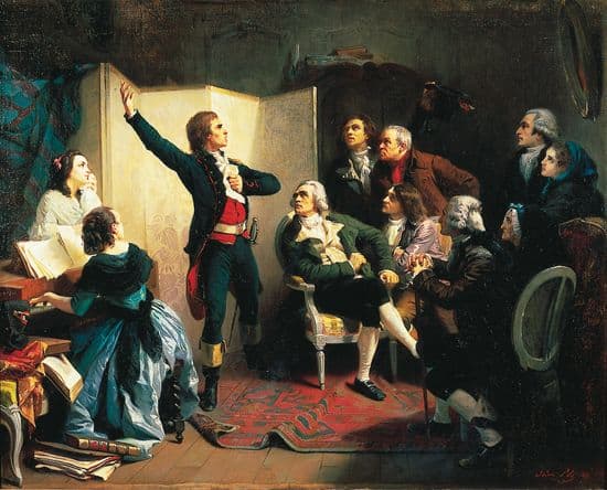 Ephéméride : le 26 avril 1792, Rouget de Lisle compose à  @strasbourg le "Chant de guerre pour l'armée du Rhin" qui deviendra la Marseillaise. Petit thread pour démêler histoire et légende en attendant l'exposition de cet automne au MAMCS  https://www.musees.strasbourg.eu/la-marseillaise 