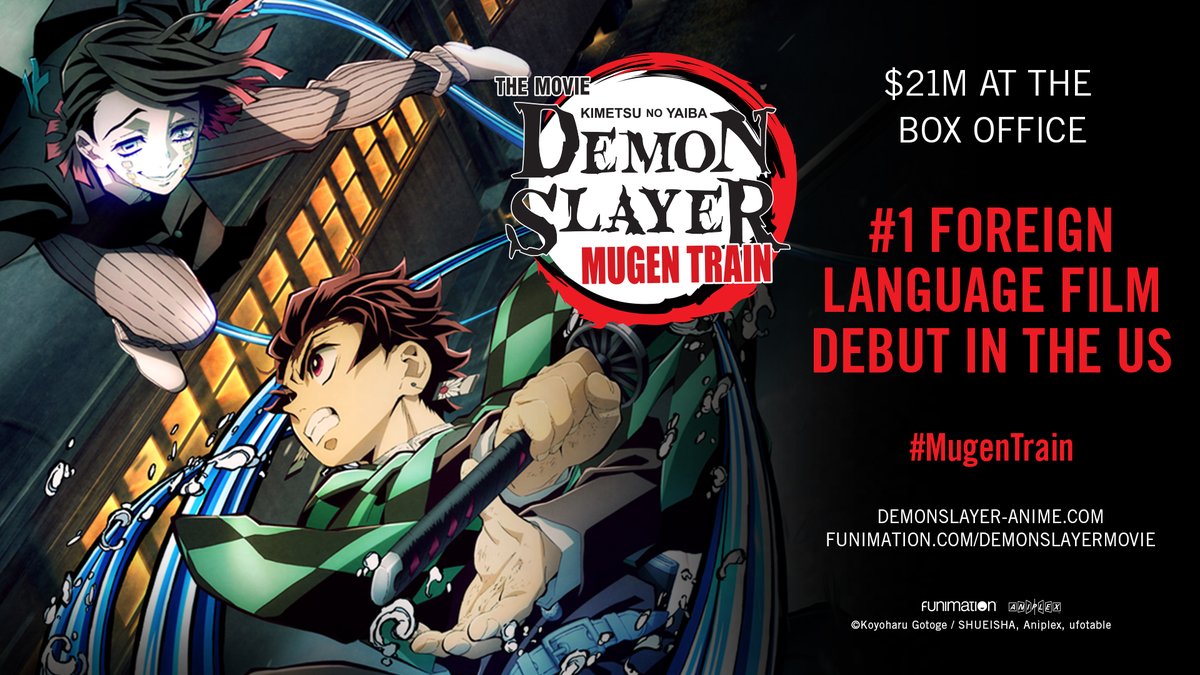 Demon Slayer: Filme Mugen Train estreia na Funimation em agosto