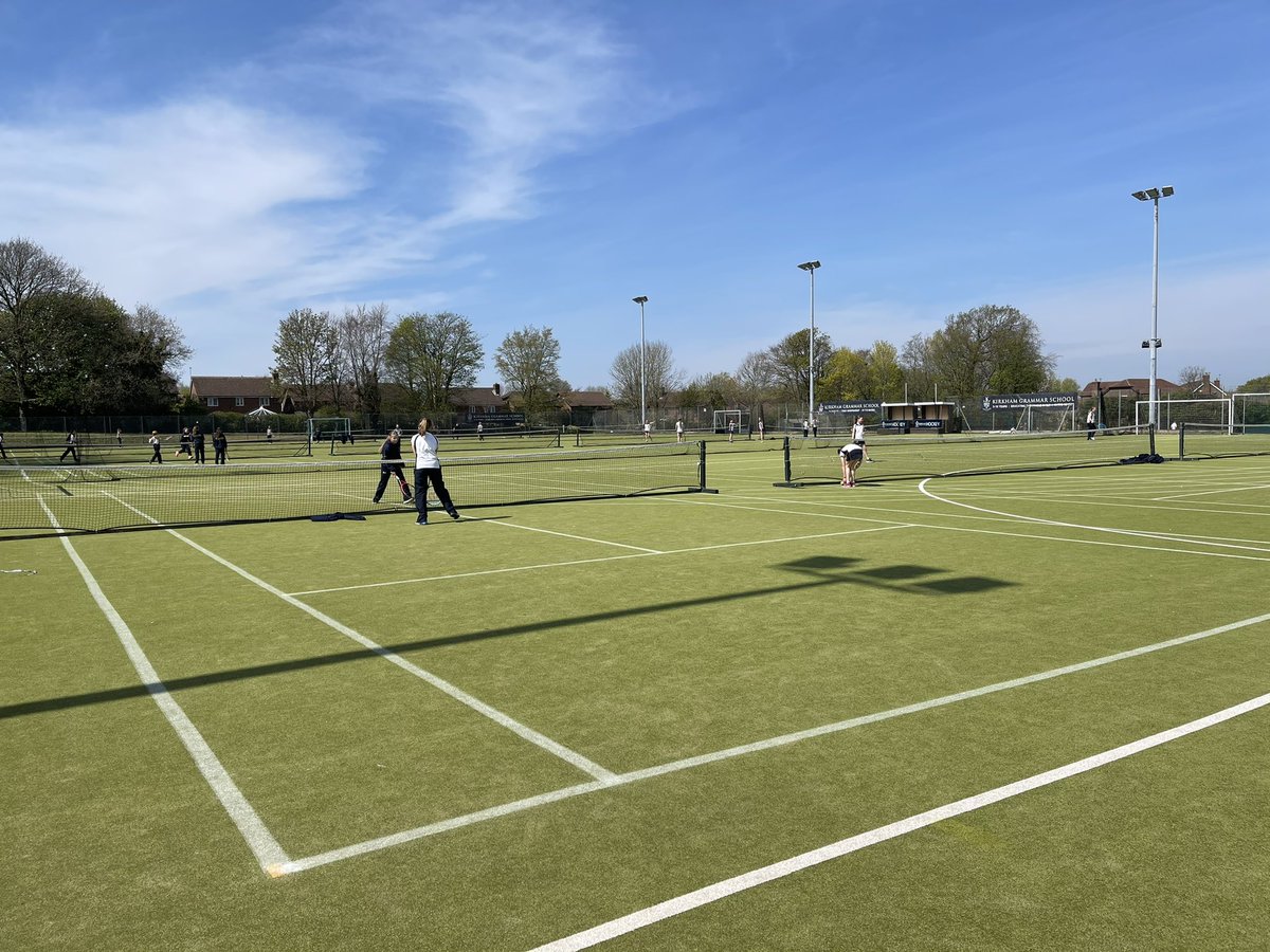 KGS_sports's tweet photo. U12 &amp; U13 Tennis this lunchtime in the sun ☀️ #competitivegirls 🎾🎾🎾 https://t.co/bKOhLrgo7H