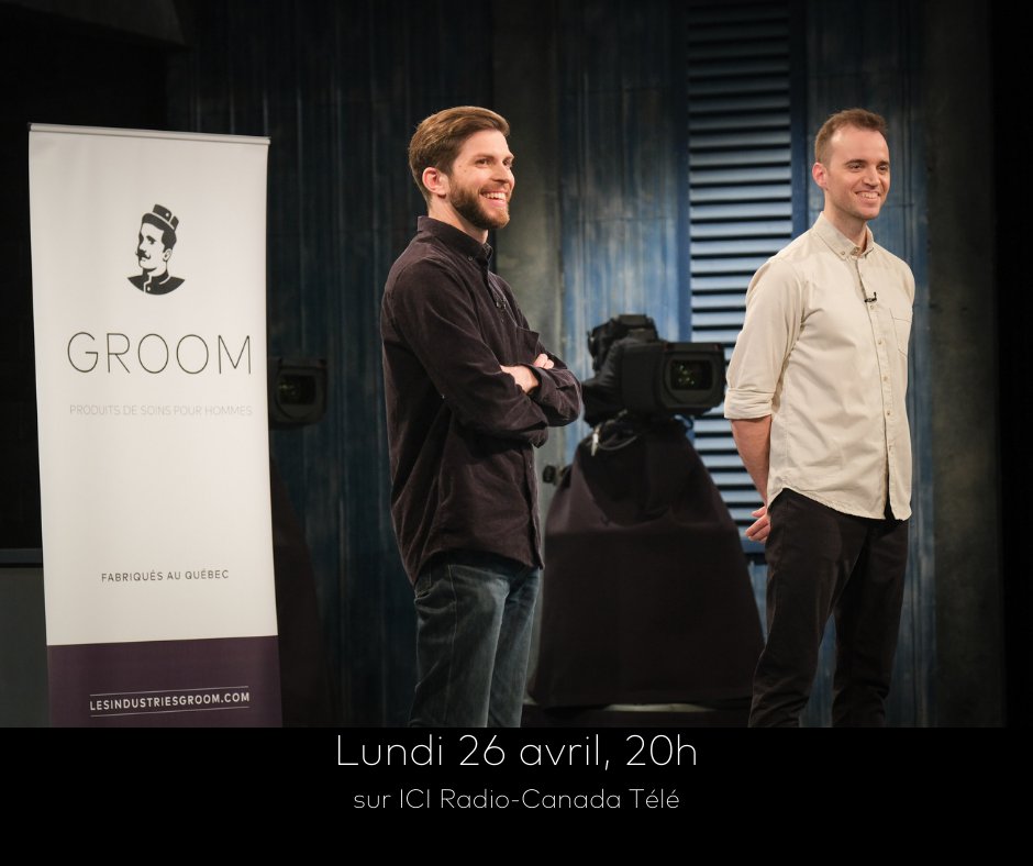 Did we get a deal?⁠
You will find out tonight...👀⁠
Dans l'oeil du Dragon, Monday April 26th at 8:00 pm on ICI Radio-Canada Télé⁠