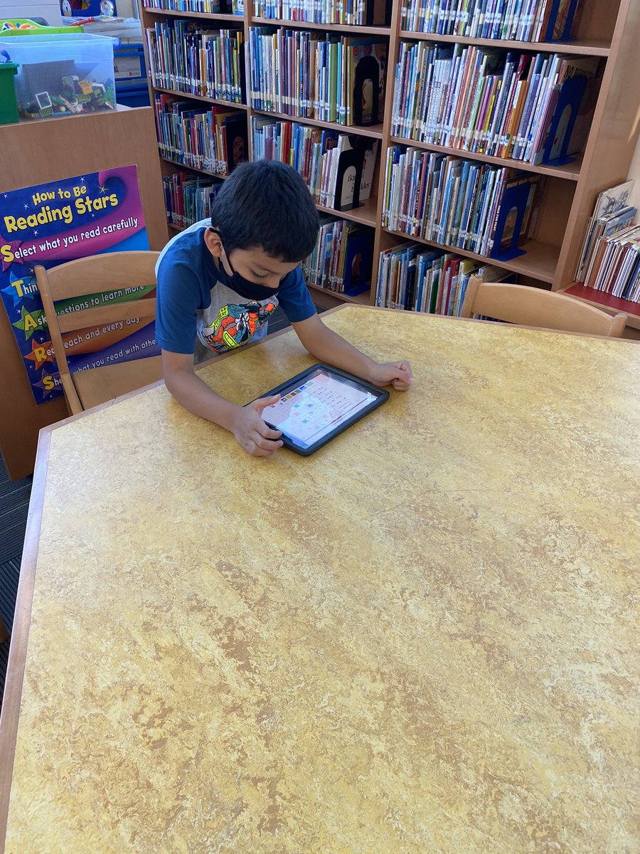 Nodell_library's tweet image. We worked on @kid_OYO #ColorByCode with @ms_oddo K Ss during library & this learner LOVED completing the challenges so much that he stayed in for #IBLRecess to complete the pathway!! He’s very determined and super #MineolaProud of himself & so am I!! @Hampton_Street