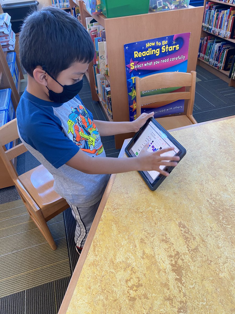 Nodell_library's tweet image. We worked on @kid_OYO #ColorByCode with @ms_oddo K Ss during library & this learner LOVED completing the challenges so much that he stayed in for #IBLRecess to complete the pathway!! He’s very determined and super #MineolaProud of himself & so am I!! @Hampton_Street