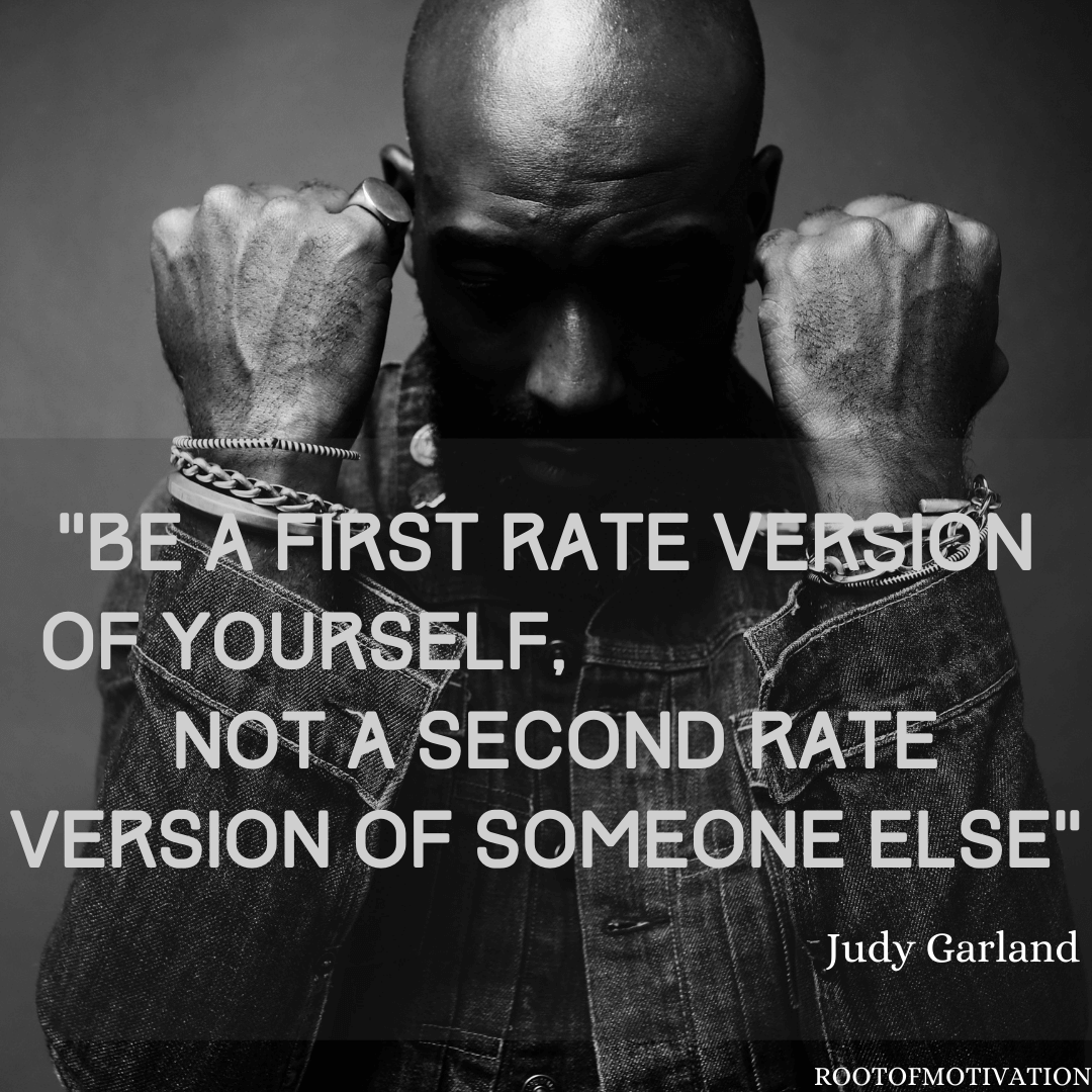 MotivationRoot's tweet photo. “Be a first rate version of yourself, not a second rate version of someone else”. Judy Garland
motivational Quotes - https://t.co/vSY9T5v0yU

#motivation #story #rootofmotivation #JudyGarland #success #motivationalquotes #first #and #second #rate #version #yourself #someone #else https://t.co/pLyKzk4U2N