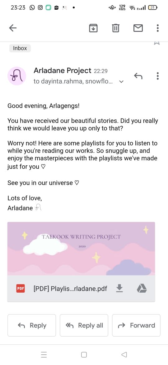 Princess_kim950's tweet photo. @arladane pas banget baru aja pulang kerja mau  baca arladane, eh dapet email playlistnya pula, aaakkkkk senengnyaaaaaaaa, hilang sudah lelahku, thank u thank u thank u 😘😘😘 https://t.co/NhQWCnwNKo