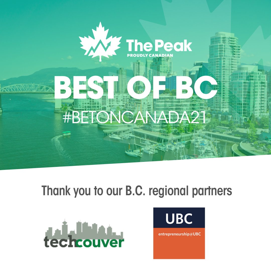 innovationubc's tweet photo. Thrilled to see so many #UBCentrepreneurs + our Managing Director @kari_lamotte ft. in @readthepeak's Best of BC list, shining light on the incredible innovation & leadership from #BC!
#BetonCanada21 @IrrigationAI @ABOzymes @hellopocketed #Bioform #Hubly
https://t.co/GsH7xDg7OS https://t.co/1wAtonu5bW