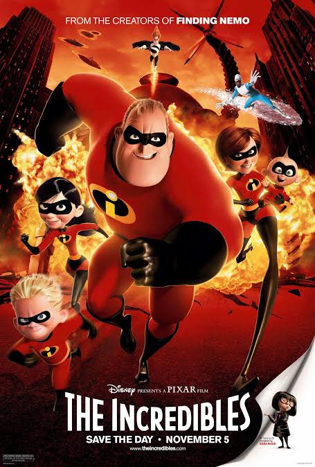 4. Toy Story  vs  The Incredibles