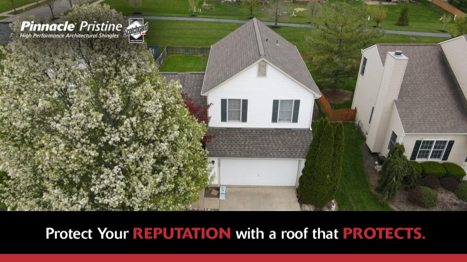 Atlas shingles featuring <a href="/scotchgard/">Scotchgard</a> Protector by <a href="/3M/">3M</a> give homeowners more than just a new look....they also provide peace of mind. Great work, Sublime Roofing LLC. #AtlasProtects
Color: Weathered Shadow