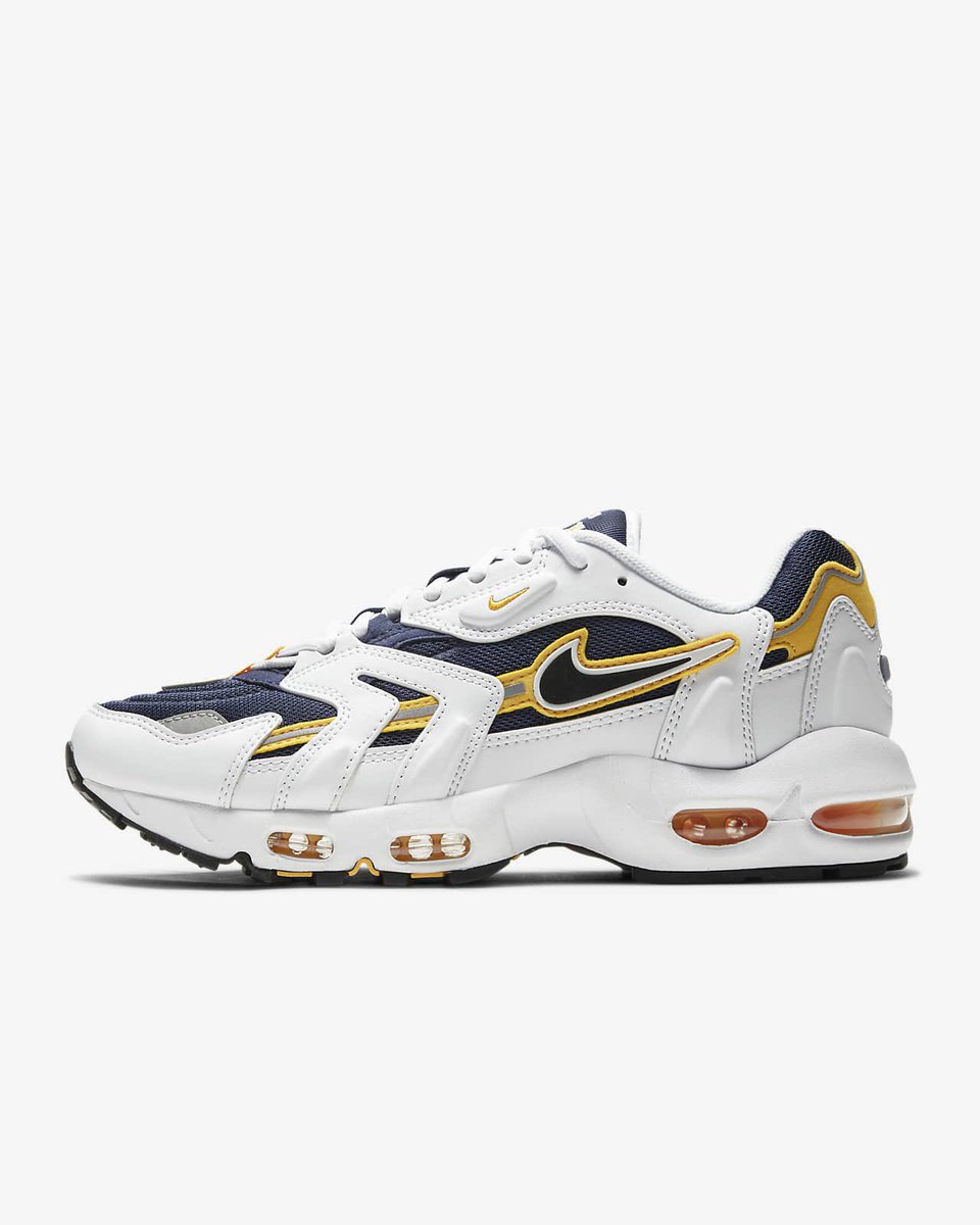 snkr_twitr's tweet photo. LIVE: Nike Air Max 96 II ‘White/Midnight Navy/University Gold’

https://t.co/MmgYgl2X1u

#AD https://t.co/NfSvU1ME0G